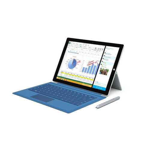 Microsoft Surface Pro 3 12" Intel i7 4650U 1.70GHz 8GB RAM 256GB SSD Tablet + Keyboard NO OS