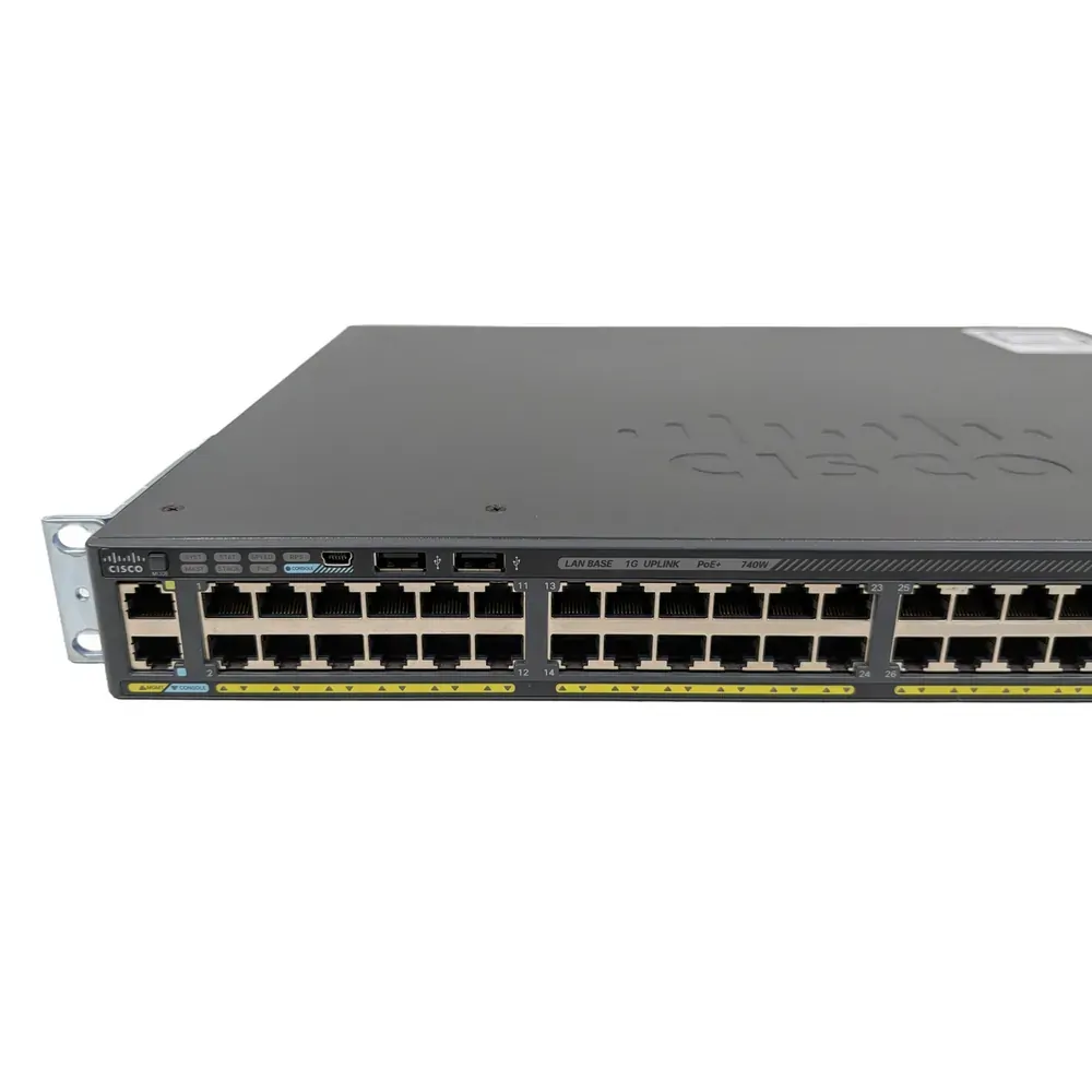 Cisco WS-C2960X-48FPS-L 48-Port PoE+ Gigabit Managed Switch