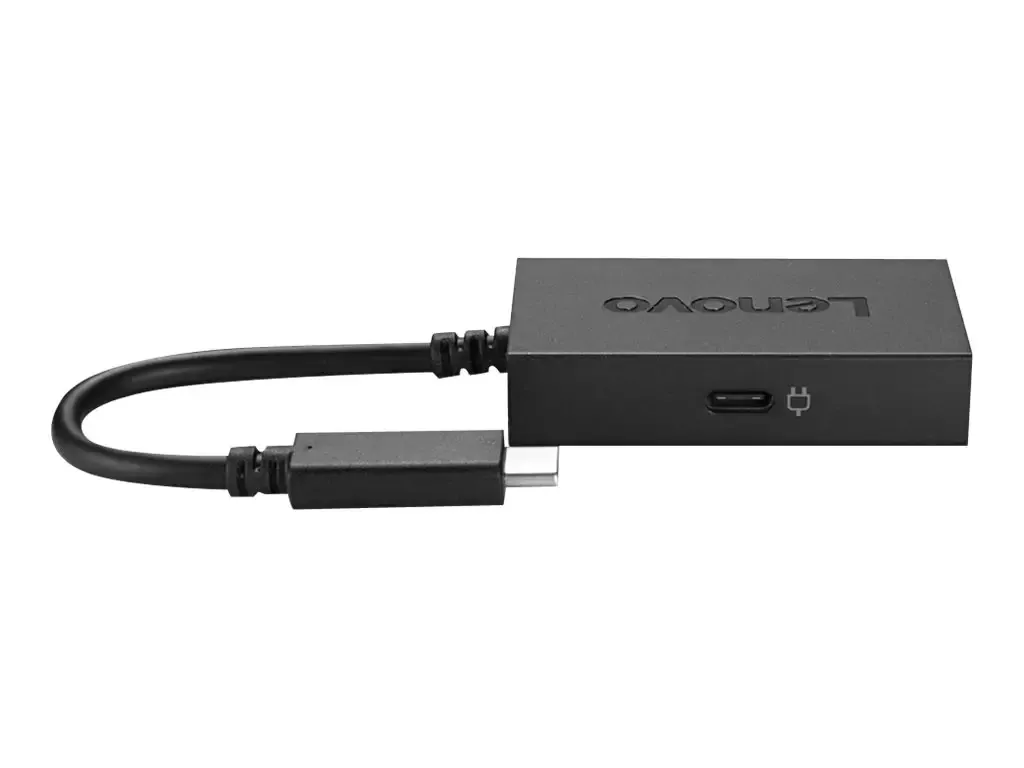 Lenovo USB-C to VGA Adapter with Power Pass-through P/N: 4X90K86568