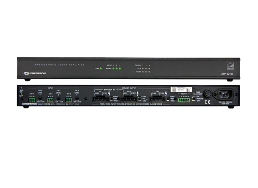 Crestron AMP-3210T 3 x 210W Commercial Power Amplifier
