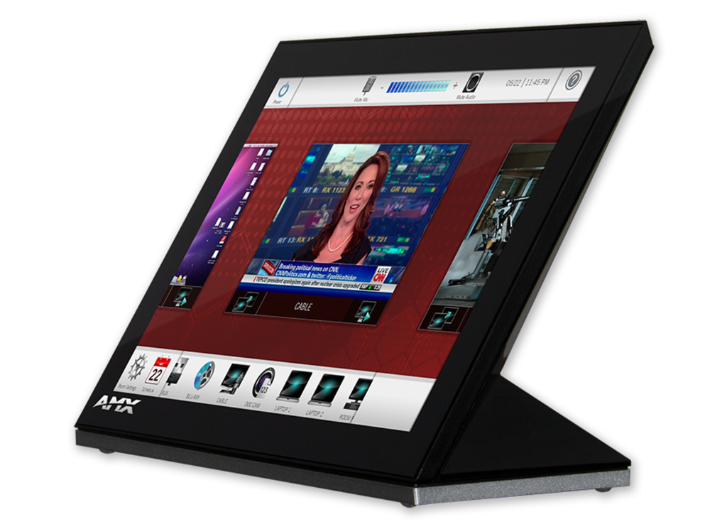 AMX 10.1" Modero G5 Tabletop Touch Panel (No Cam/Mic) FG5969-47 With PoE Adapter