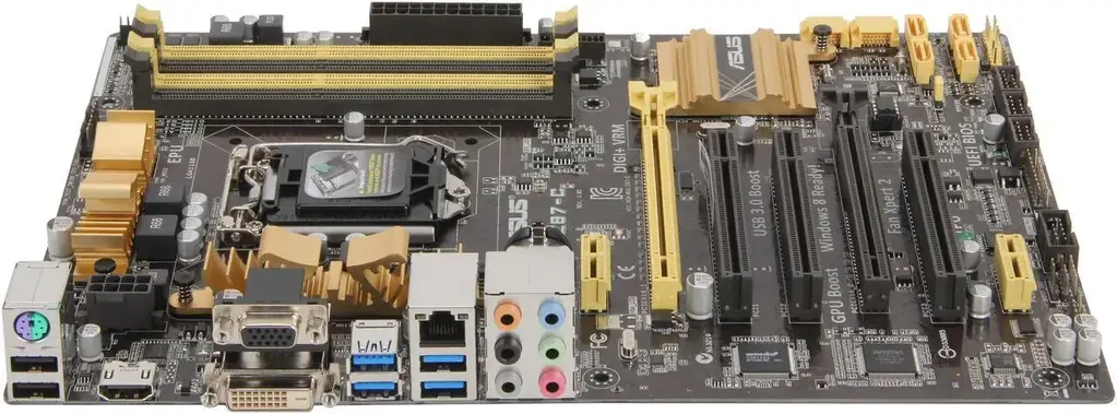 ASUS Z87-C ATX LGA-1150 Motherboard w/Intel i7 4770 CPU 16GB DDR3 RAM