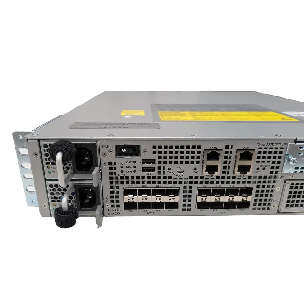 Cisco ASR1002-HX 4-Port Gigabit + 4-Port 10Gb Aggregation Services Router