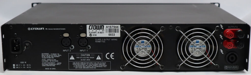 Crown Audio XLS 402 2 Channel Power Amplifier