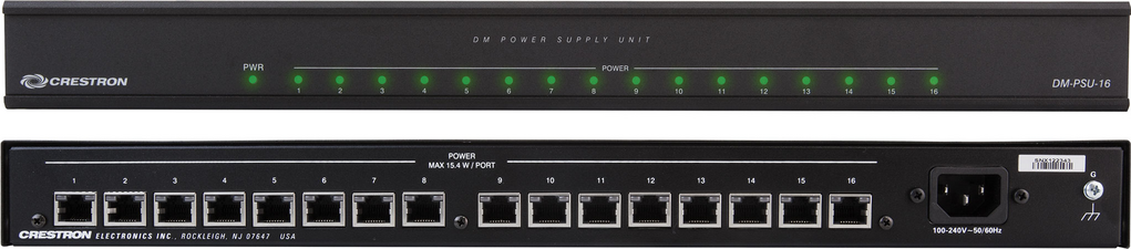 Crestron DM-PSU-16 16-Port PoDM Power Supply for DM 8G+® I/O Cards