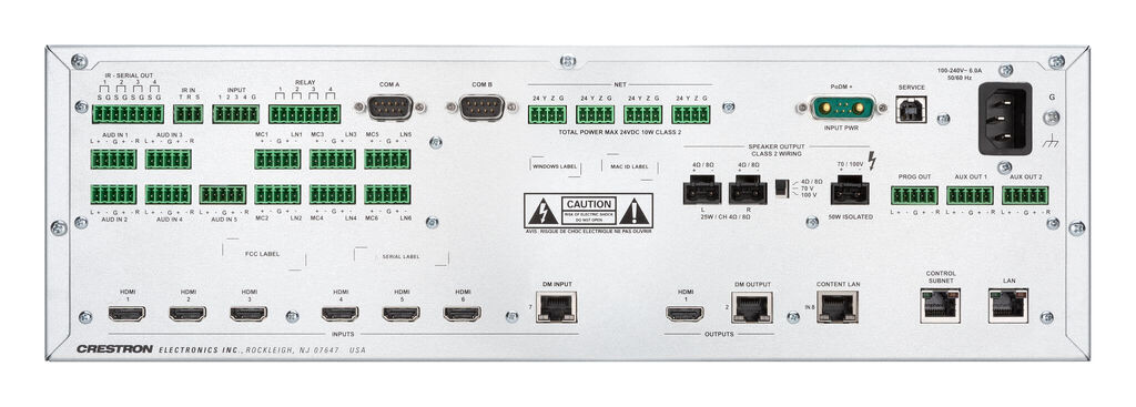 Crestron DMPS3-4K-250-C 3-Series® 4K DigitalMedia™ Presentation System 250