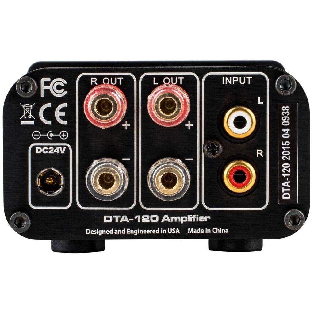 Dayton Audio DTA-120 120W Compact Stereo Amplifier 2x60W Class T