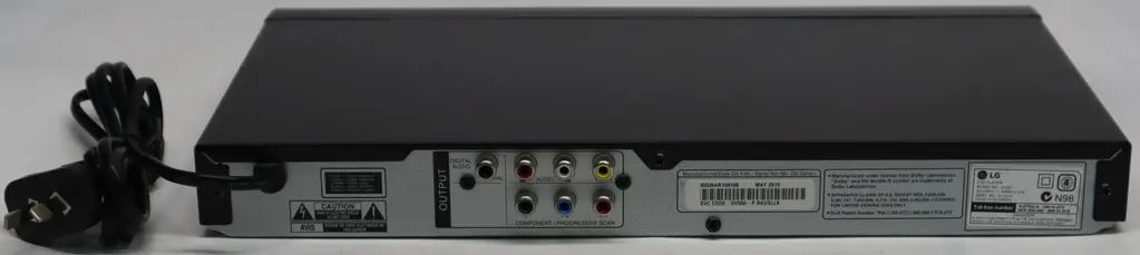 LG DV550 DVD Player - No Remote