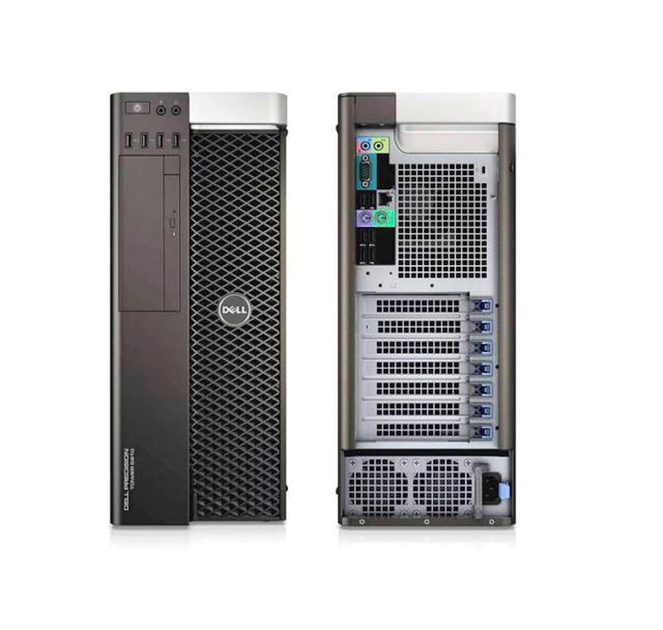 Dell Precision Tower 5810 Intel Xeon E5-1650 V3 3.50GHz 8GB RAM 240GB SSD Win 10 Image 1