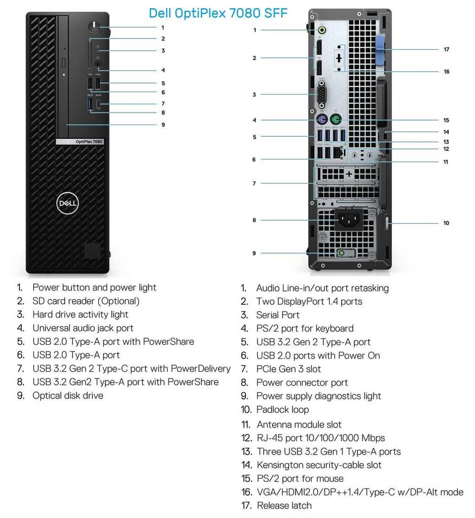 Dell OptiPlex 7080 SFF Intel i7 10700 2.90GHz 64GB RAM 512GB SSD Win 11