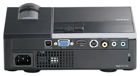 Dell M210X 1024x768 120Hz Projector HDMI VGA 2000 Lumens w/Accessories