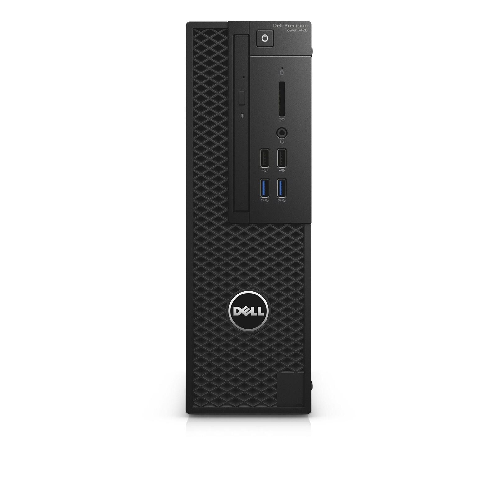 Dell Precision Tower 3420 SFF Intel i7 6700 3.40GHz 8GB RAM 500GB SSD Win 10 Image 1