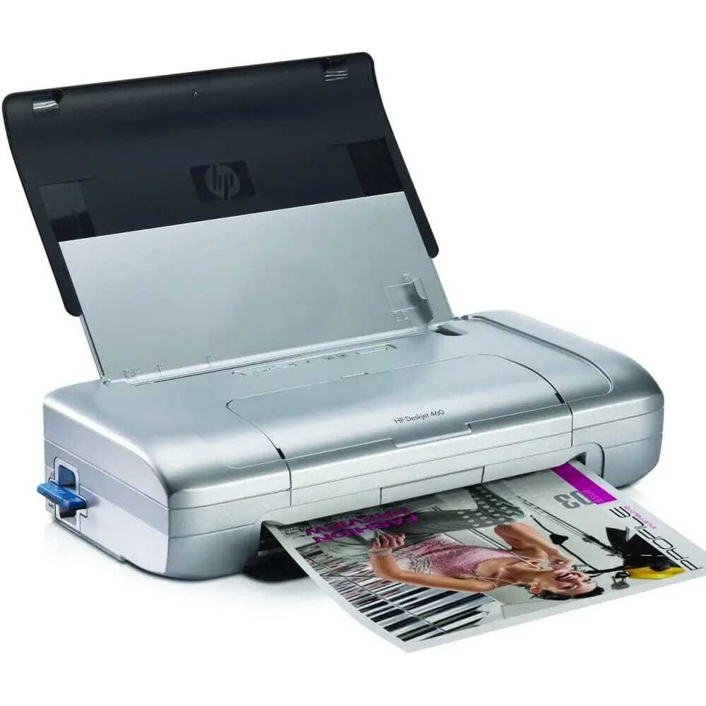 Vi ses i morgen Fremkald Finde sig i HP Deskjet 460cb Mobile Inkjet Printer USB SD MMC (C8151A)