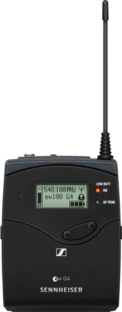 Sennheiser EK/SK 100 G4 Bodypack Receiver/Transmitter 606-648 MHz w/Camera Shoe Mount