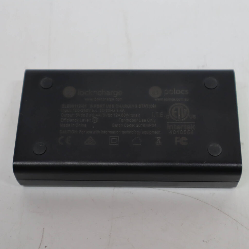 Pclocs 5-port USB Charging Station - 5V 2.4A x 5 USB-A 60W