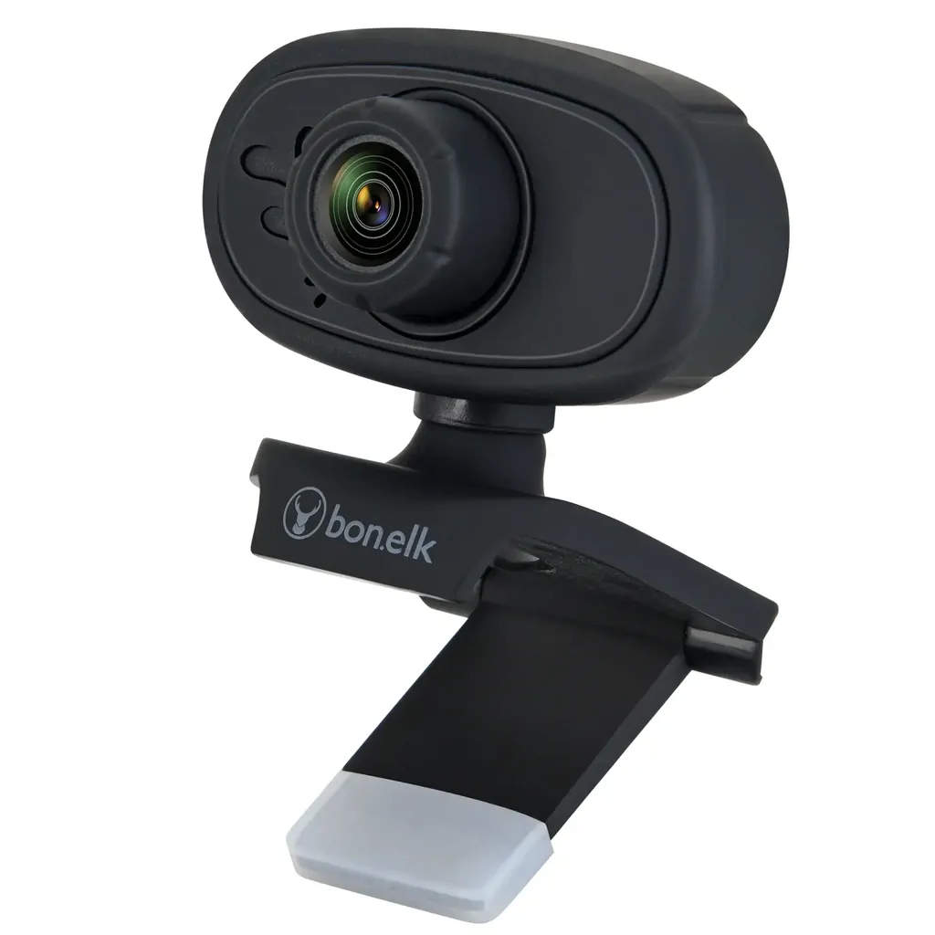 Bonelk USB Webcam Clip On 720p Black ELK-63021-R