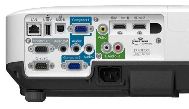 Epson EB-1980WU 1920x1200 Projector HDMI VGA 4400 Lumens w/Accessories