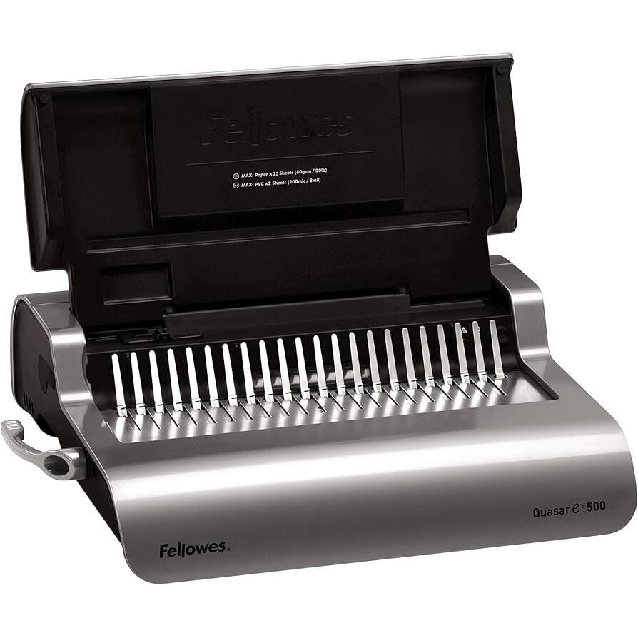 Fellowes Quasar-E 500 Electric Comb Binder A4 A5