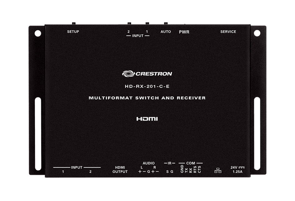Crestron HD-RX-201-C-E DM Lite Multiformat Switch & Receiver w/PSU