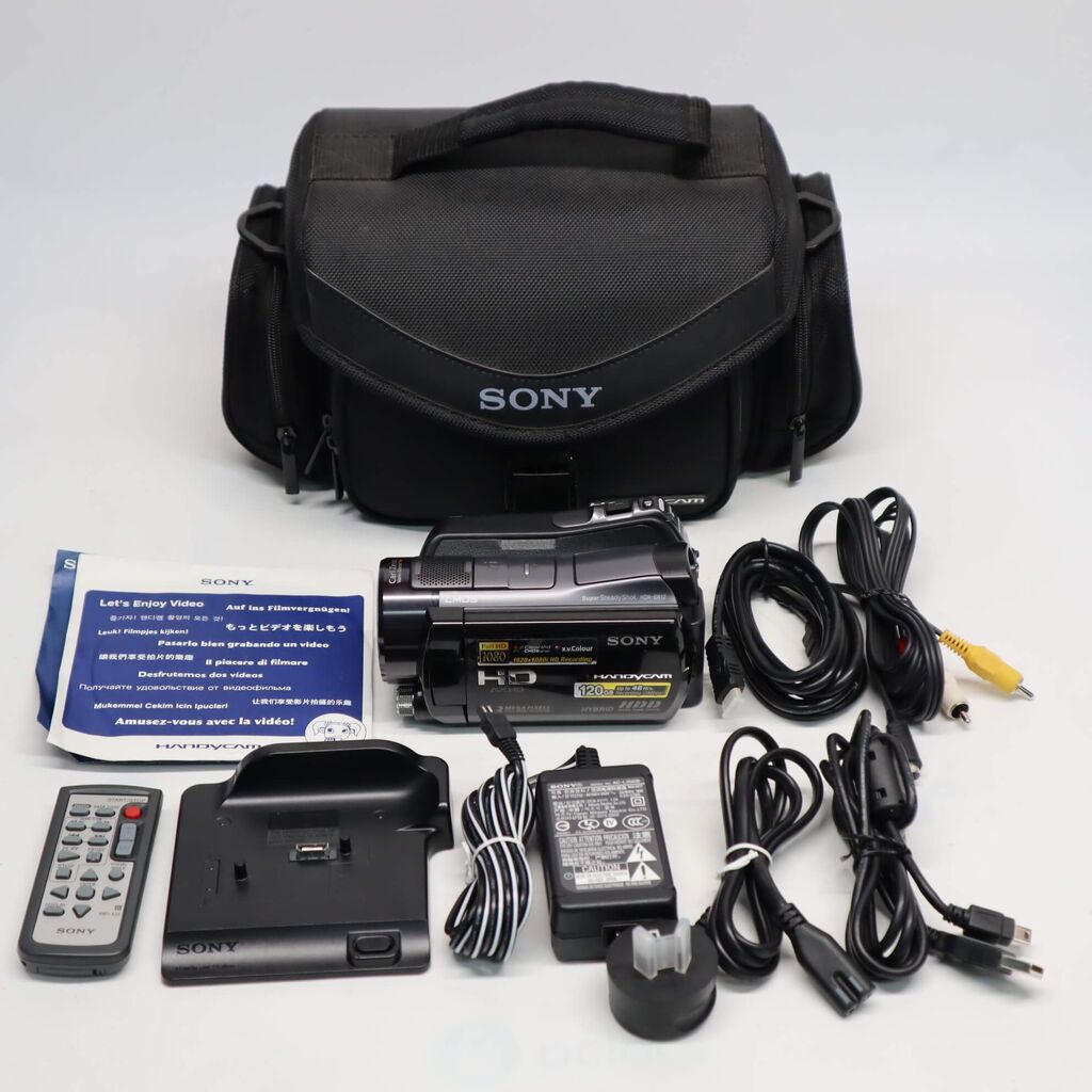 Sony Handycam HDR-SR12E Full HD Camcorder 120GB HDD PAL w/Accessories