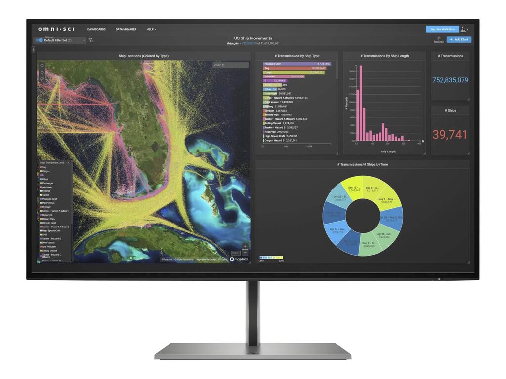HP Z27k G3 27" 4K IPS LCD Monitor 3840x2160 HDMI DP USB-C