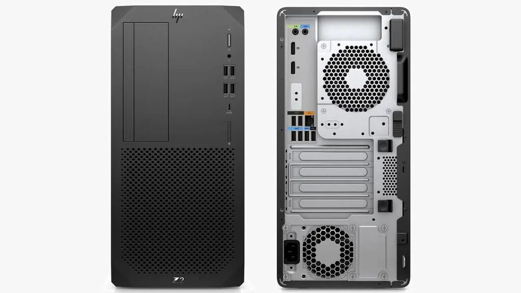 HP Z2 Tower G8 Workstation Intel Xeon W-1370 2.90GHz 32GB RAM 256GB SSD Radeon RX 550 Win 11