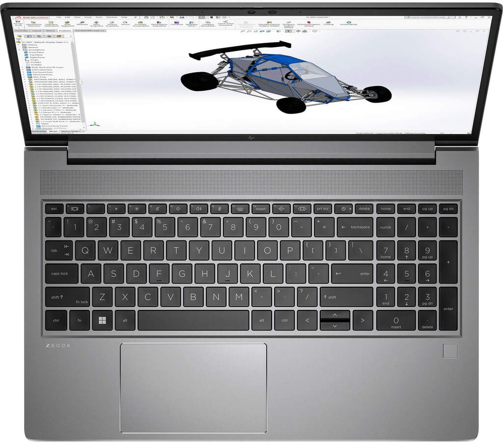 HP ZBook Power G9 Intel i7 12800H 4.80GHz 8GB RAM 512GB SSD NVIDIA T600 15.6" Win 11 - B Grade