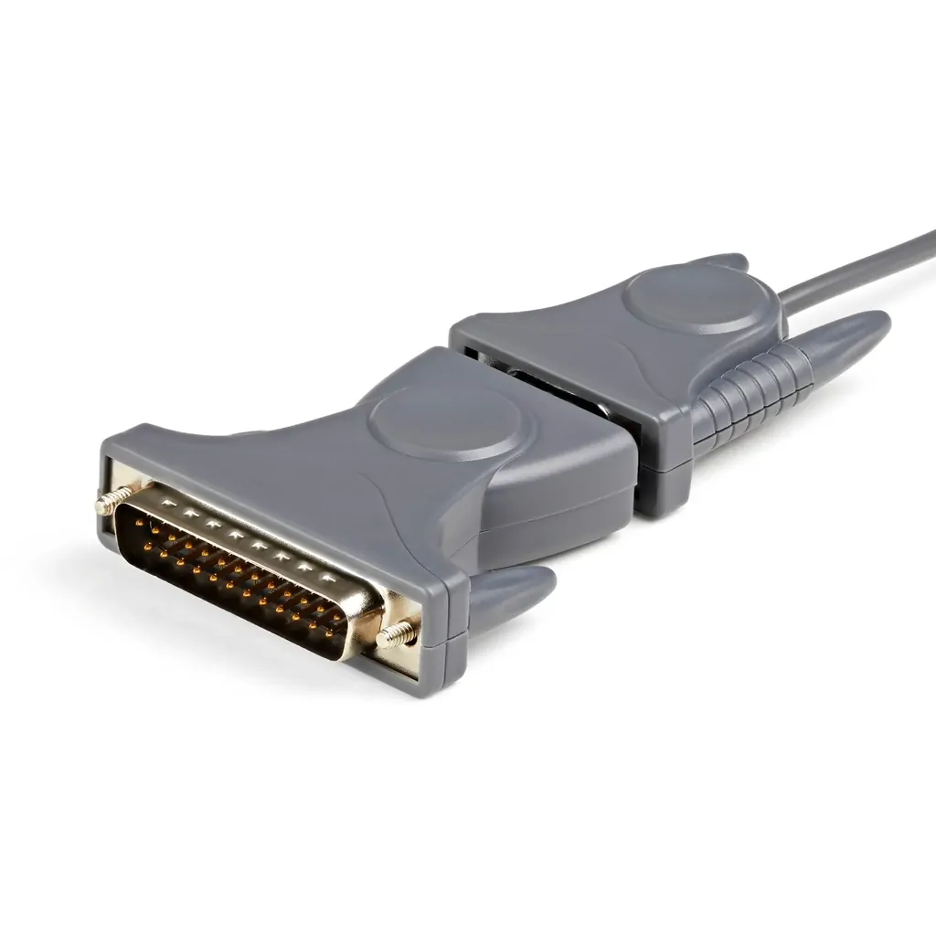 StarTech 3ft USB to RS232 DB9/DB25 Serial Adapter Cable M/M ICUSB232DB25