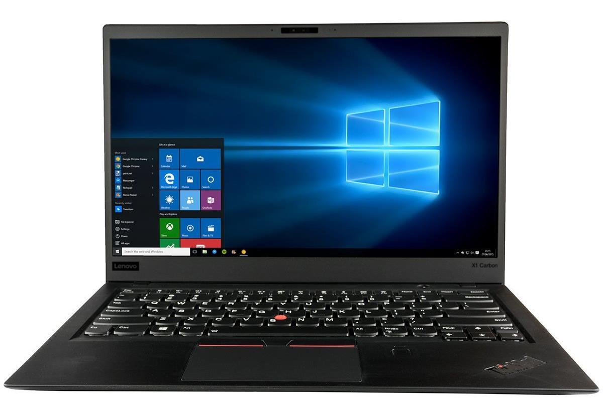 Lenovo ThinkPad X1 Carbon 4th Gen Intel i5 6300U 2.40GHz 8GB RAM 240GB SSD 14" FHD Win 10 Pro - B Grade Image 1