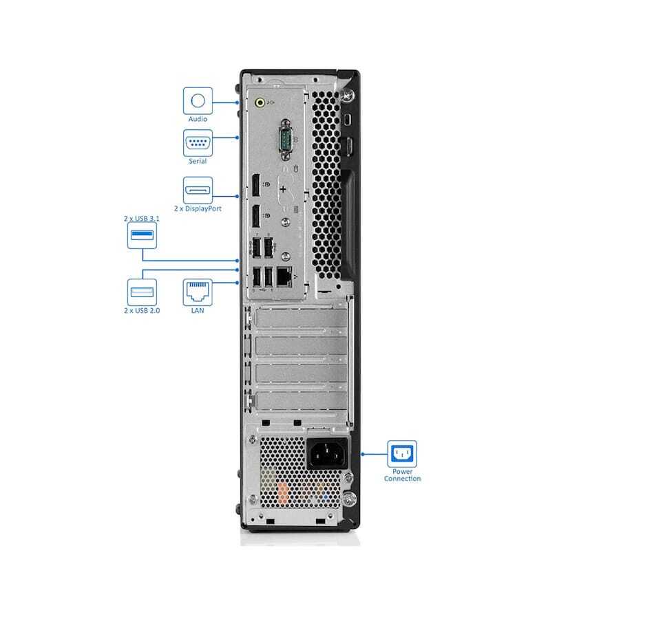 Lenovo ThinkStation P330 SFF Intel i7 8700 3.20GHz 32GB RAM 512GB SSD Win 11