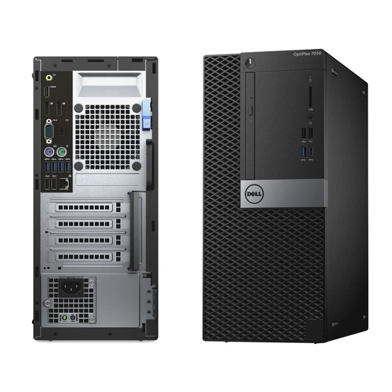 Dell OptiPlex 7050 Tower Intel i5 7500 3.40GHz 16GB RAM 512GB SSD Win 10 Image 1