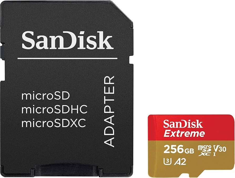 SanDisk Extreme 256GB Micro SD Card SDXC Class 10 A2 160MB/s