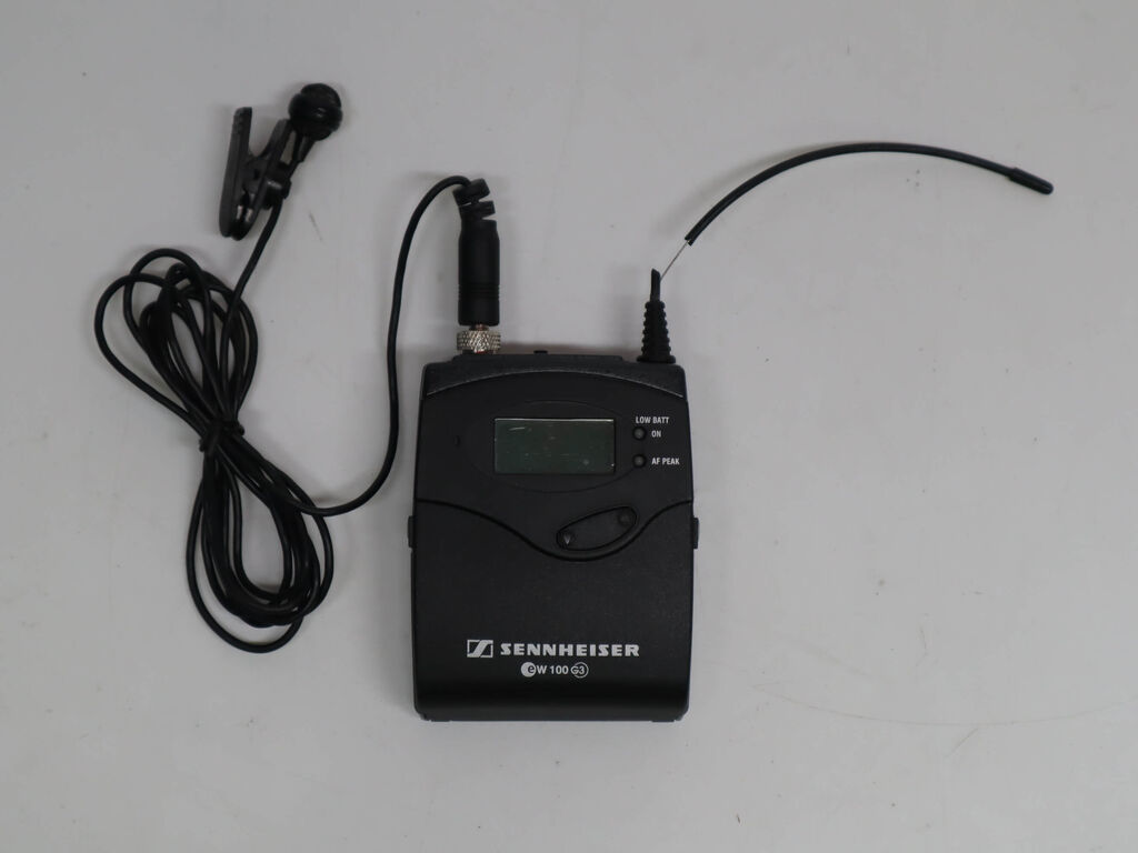 Sennheiser SK 100 G3 Bodypack Transmitter 516 - 558 MHz w/Lavalier Microphone