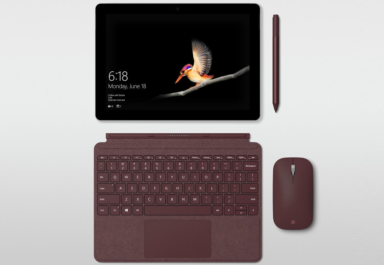 Microsoft Surface Go Intel Pentium 4415Y 1.60GHz 8GB RAM 128GB eMMC 10" + Keyboard NO OS Image 1
