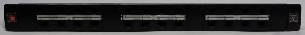 ADC KRONE TrueNet C6 PMK24 24 Port RJ45 Patch Panel with MasterMinder