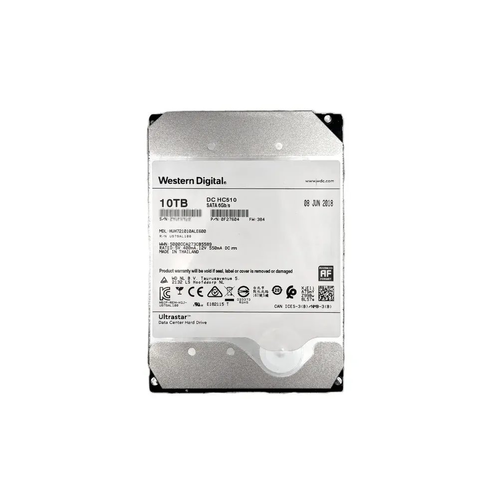 Western Digital DC HC510 HUH721010ALE600 10TB 3.5" SATA Hard Drive