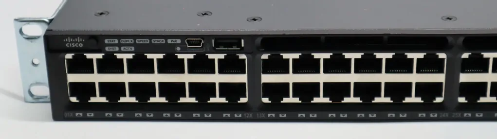 Cisco WS-C3650-48FD-S 48-Port PoE+ Gigabit Managed Switch w/ 2x 10Gb SFP+ Uplink