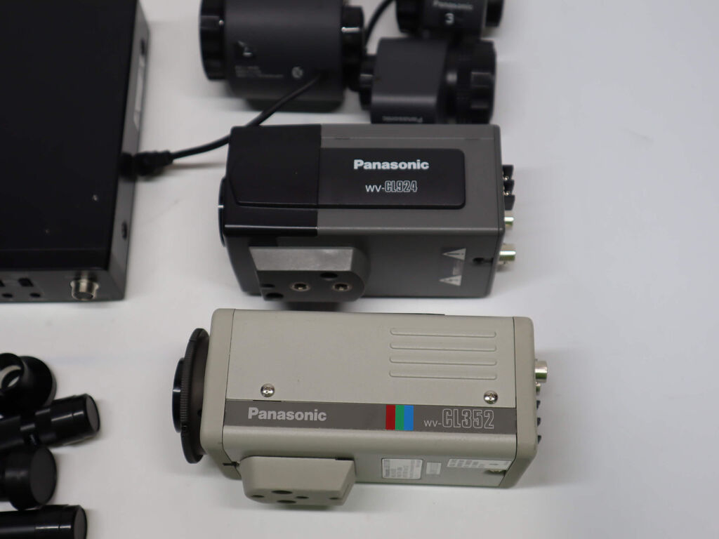 Bundle of Panasonic Colour CCTV Cameras & CCD Micro-cameras with lenses
