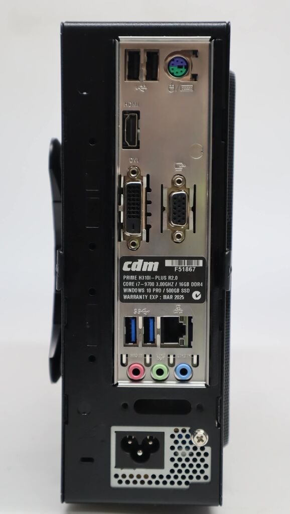 Mini PC i7-9700 No GPU 16GB RAM 500GB SSD Win 11 with DVD Drive