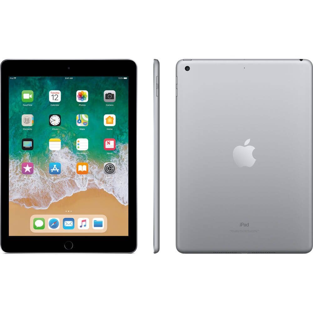 Apple iPad 6th Gen. Wi-Fi+Cellular 32GB Silver Image 1
