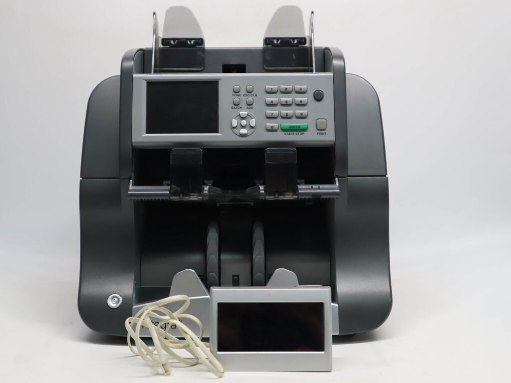 talaris Ntegra Automatic Banknote Counter w/ Remote Display Unit - 800-1200 Notes Per Minute