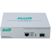 Alloy POE2000SFP 10/100/1000Base-TX to 1000Mbps SFP Converter Image 1