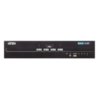 ATEN 4-Port USB DisplayPort Dual Display Secure KVM Switch CS1144DP w/Cables Image 1