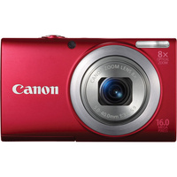 Canon PowerShot A4000IS 16 MP Digital Camera Red - Used Image 1