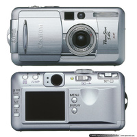 Canon PowerShot S45 4MP Digital Camera - Untested, B-Grade Image 1