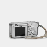 Canon PowerShot A460 5MP Digital Camera Silver - Used Image 1