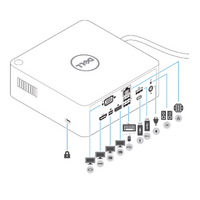 Dell Genuine USB C Pro 4K Docking Station Thunderbolt TB16 K16A w/PSU 240W Image 1
