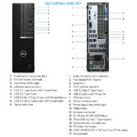 Dell OptiPlex 7080 SFF Intel i7 10700 2.90GHz 16GB RAM 500GB HDD Win 11 Image 1