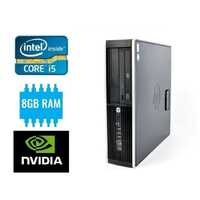 Intel i5 Quad Core Gaming PC 8GB RAM 500GB 2GB NVIDIA Graphics GT 1030 Win 10 Image 1