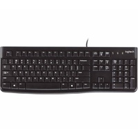 Logitech K120 Plug and Play USB Wired Keyboard (Black) P/N 920-002582 Image 0